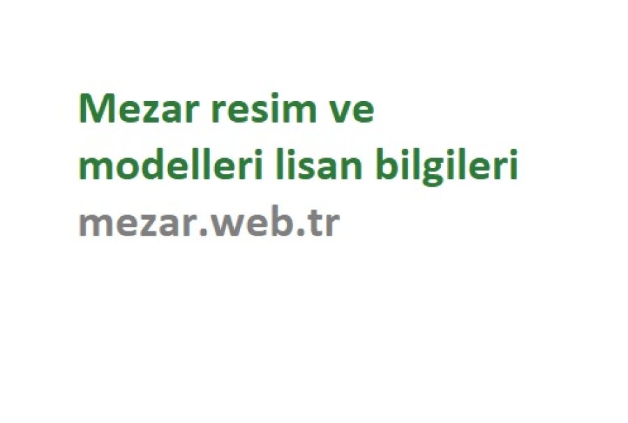 Fotoğraf Lisansı - Mezar Galeri