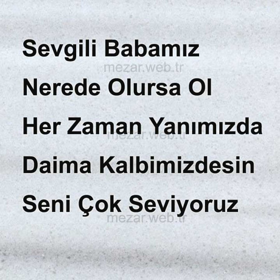 Sevgili Babamız - Mezar Galeri